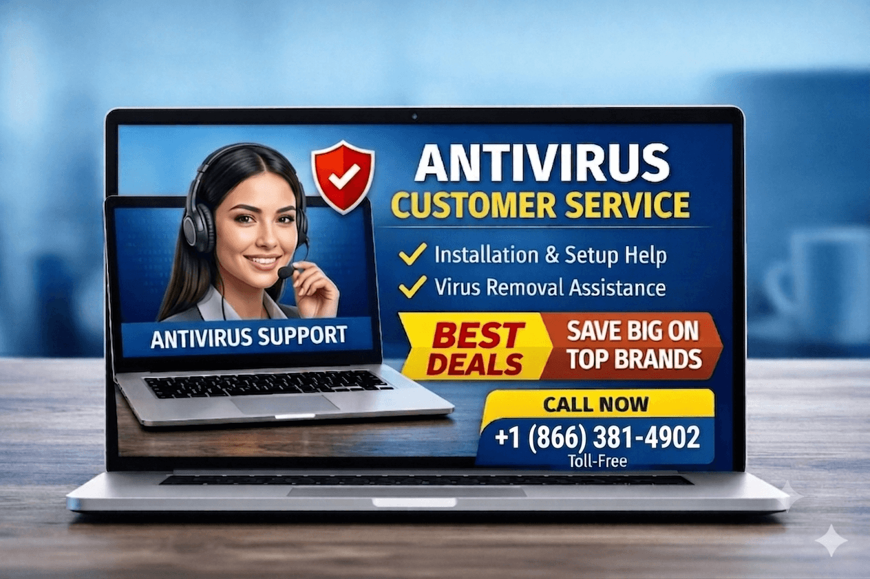 Antivirus customer service desktop support banner